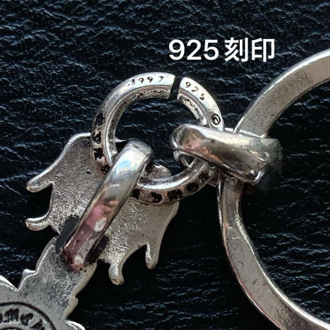 キーリング シルバー925刻印キーチェーン クロス ダガー dagger - メルカリ