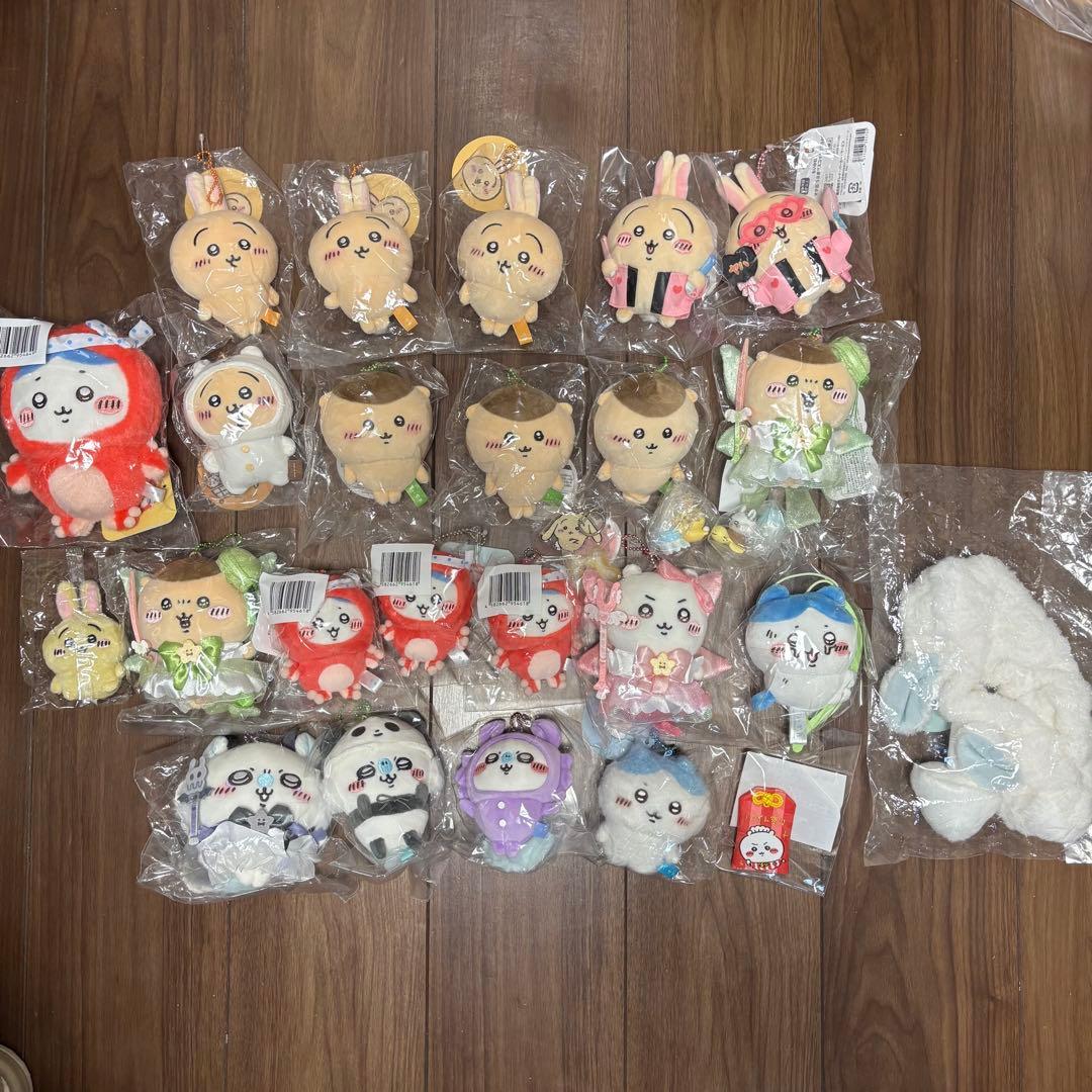 ちいかわ　ぬいぐるみ　グッズ　まとめ売り Amazon.co.jp: ちいかわ ぬいぐるみ ハチワレ うさぎ もちもち