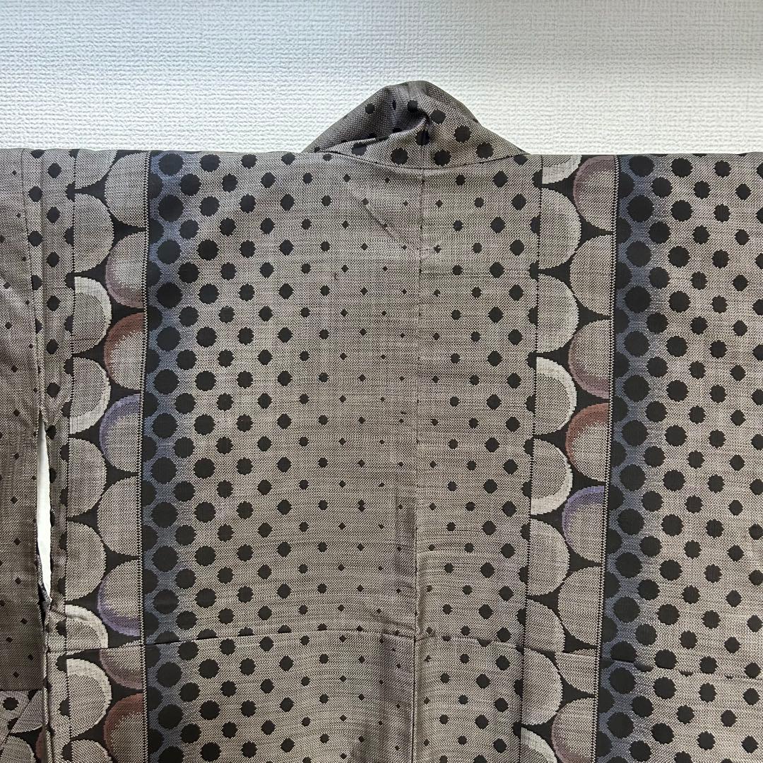 値下げ 】 未使用品 オシャレな水玉柄 本場泥大島紬 着物スキ倶楽部