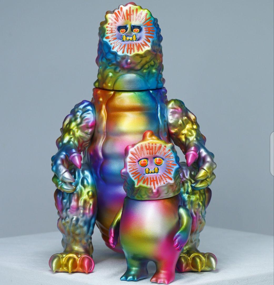 ゴーヤ怪獣 2体セット ベビーゴーヤ怪獣 ソフビ andtoys - メルカリ