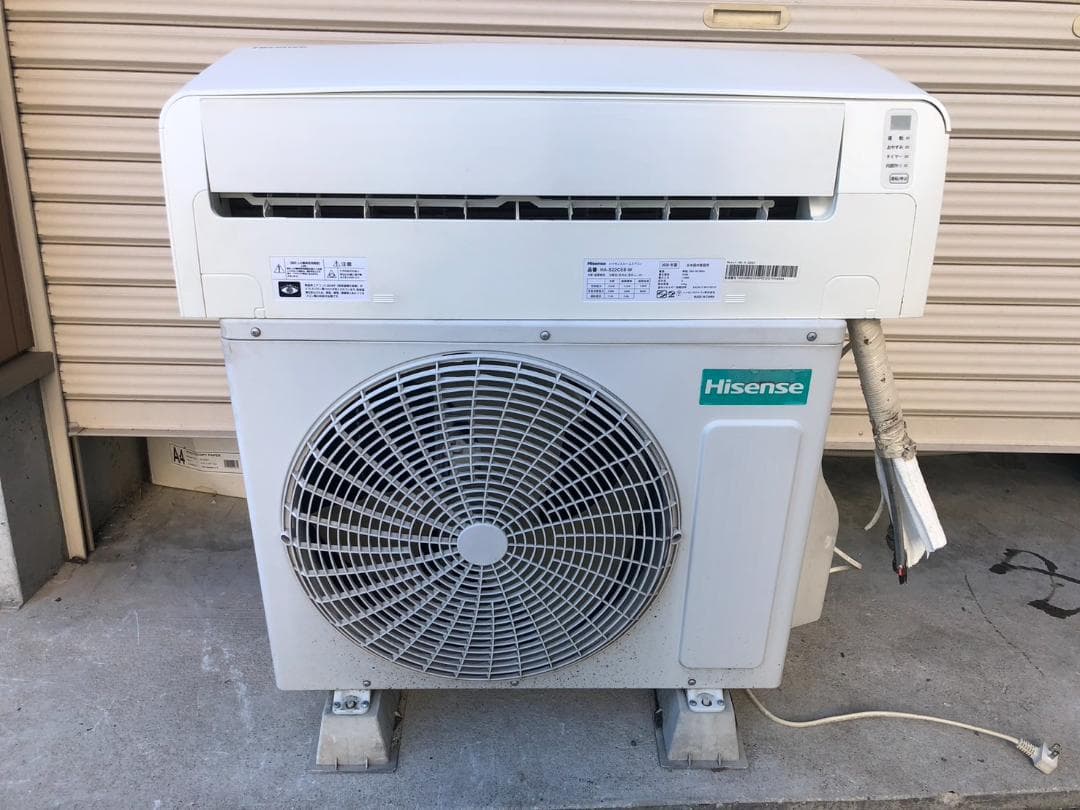 動作OK ハイセンス ルームエアコン 主に6畳用 HA-S22CE8-W ハイセンス（HISENSE） HA-S22G(W) エアコン パワフル冷暖房 6畳用