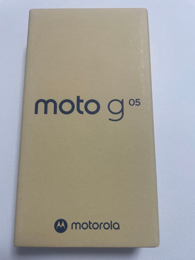 【新品未開封】 moto g05 未開封未使用 未開封新品】MOTO G05 ミスティブルー ―式｜Yahoo!フリマ（旧PayPay