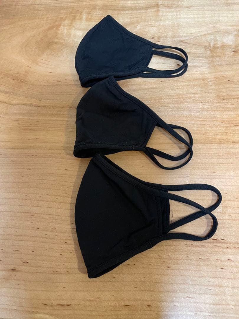 Airism 黒マスク 3枚セット - メルカリ