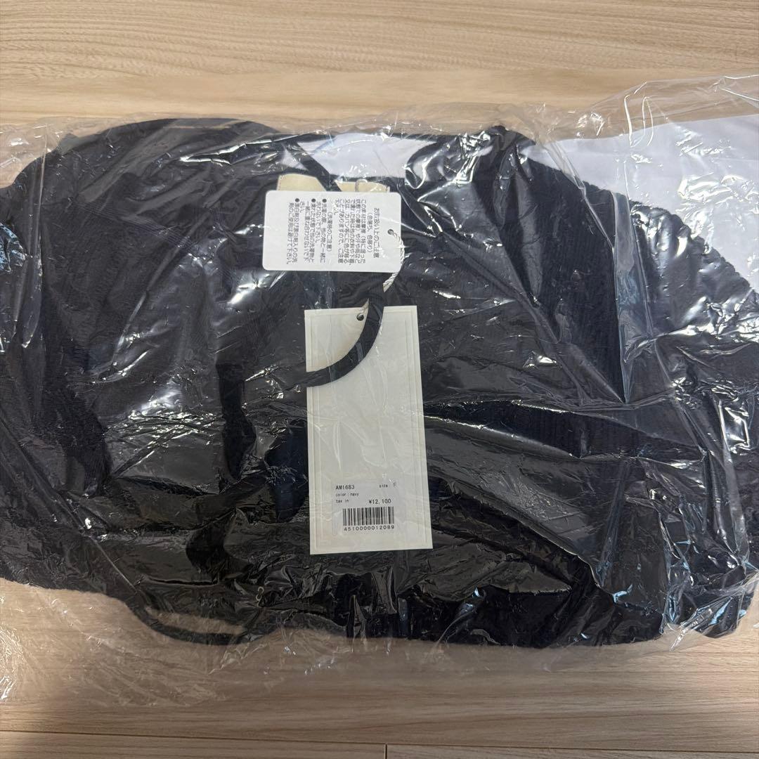 andmary Raelynn knit tops navy - メルカリ