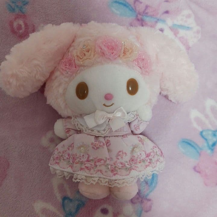 LIZ LISA リズリサ マイメロディ ぬいぐるみ シェルワンピース ピンク ゆめかわファッション❤︎LIZ LISA×My Melodyコラボ第10弾とスイートで