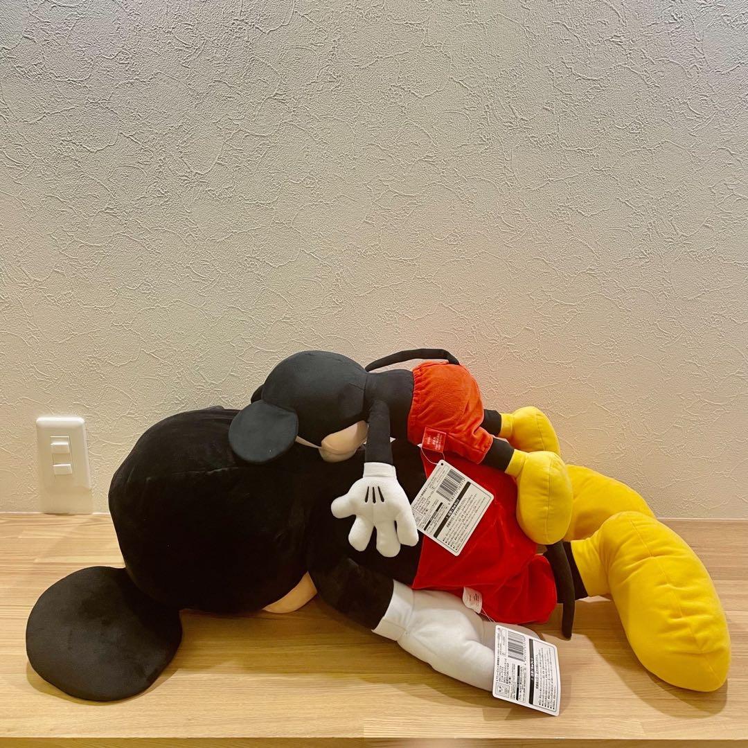ディズニー ミッキーマウス プライズぬいぐるみ3点セット 超超BIG