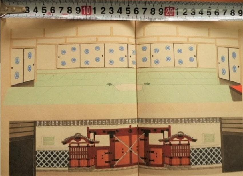 戦前 小貫春陽 道具帳 舞台装置 大道具 歌舞伎背景画家 舞台美術家 勝川