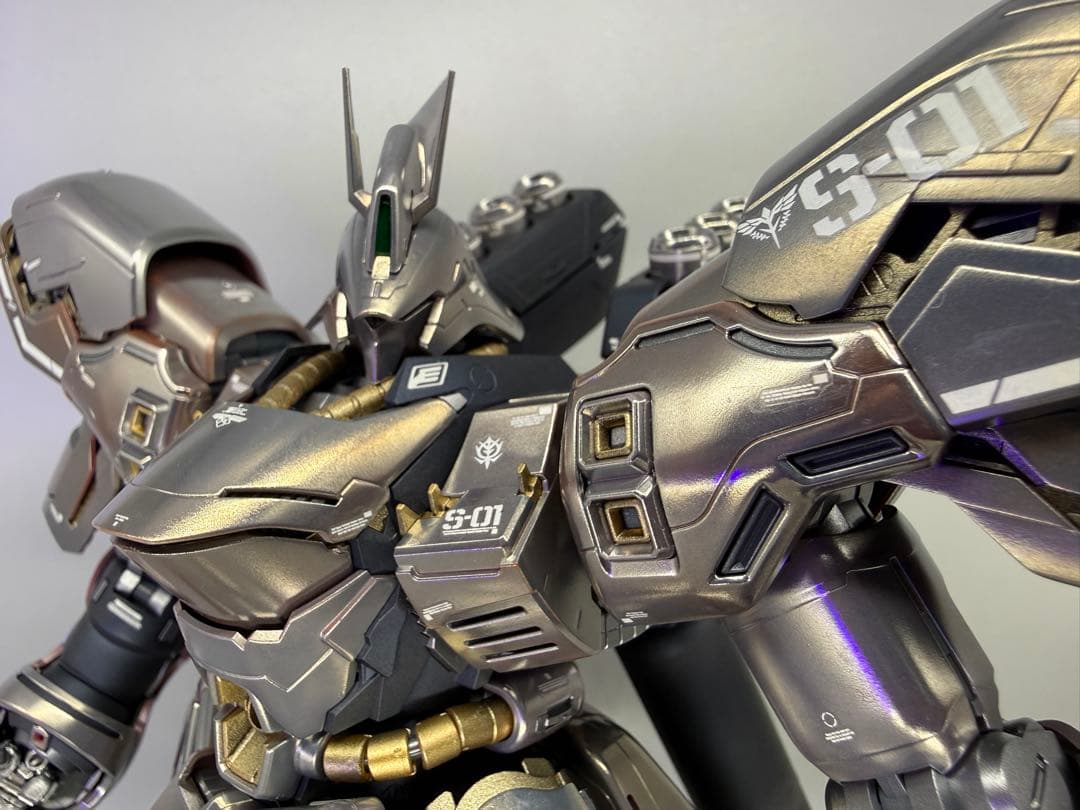 s*a様 ガンプラMG サザビー Ver.Ka 完成品 メタリック塗装仕上げ s*a様 ガンプラMG サザビー Ver.Ka 完成品 メタリック塗装仕上げ