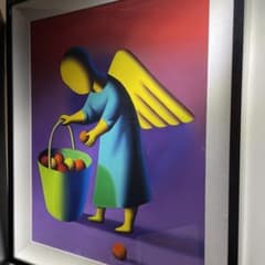 値下げ超激レア一点物1994年作マークコスタビ平和の配当 真作一点物