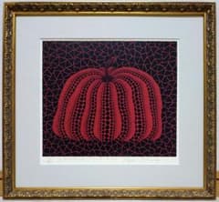 内山田画廊】くやまやおいかぼす現代アート絵画 真筆保証検:草間彌生