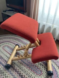 Stokke ヴァリエールバランスチェアマルチニット生地オレンジ