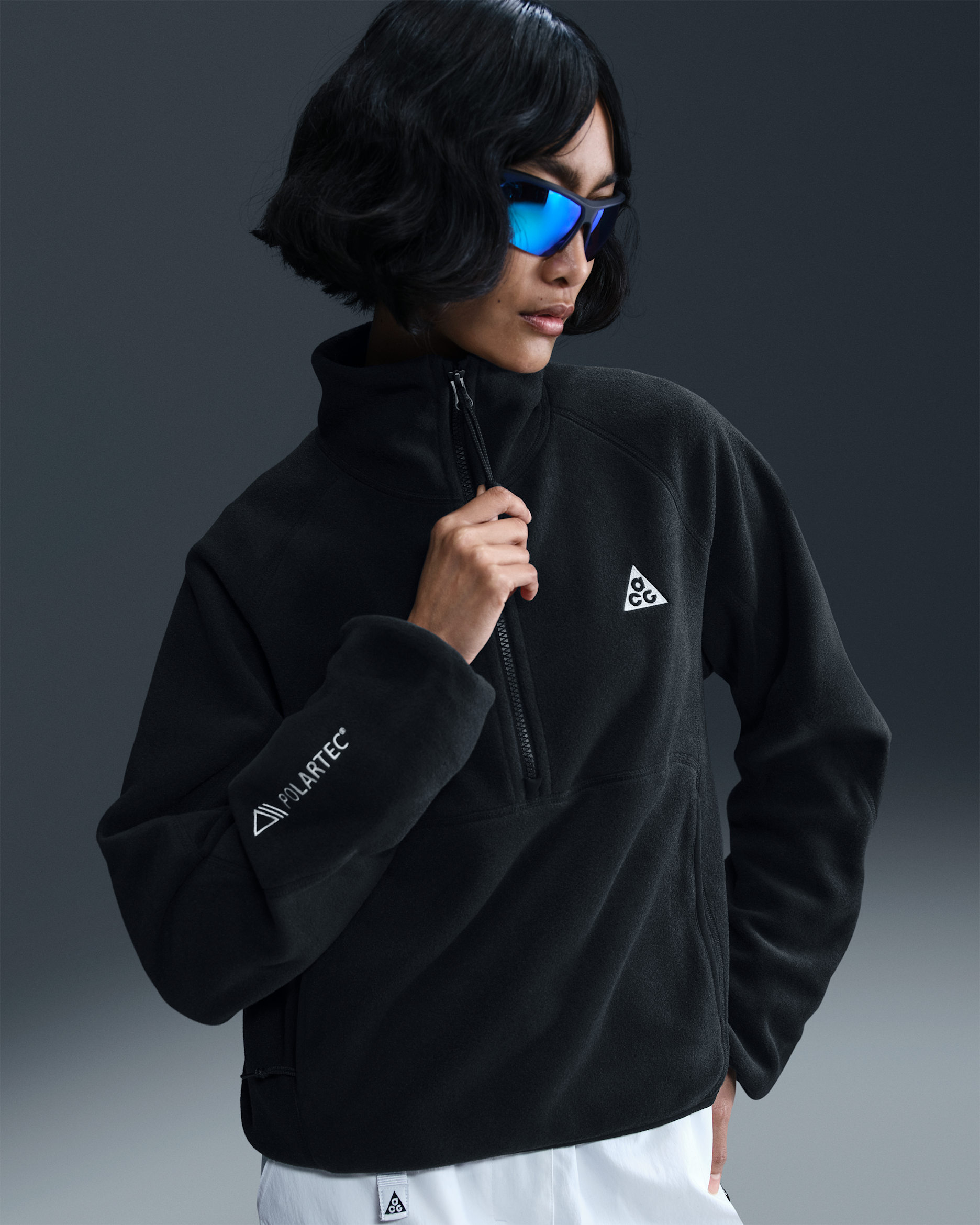 Nike ACG 'Wolf Tree' Women's 1/2-Zip Top. Nike CA