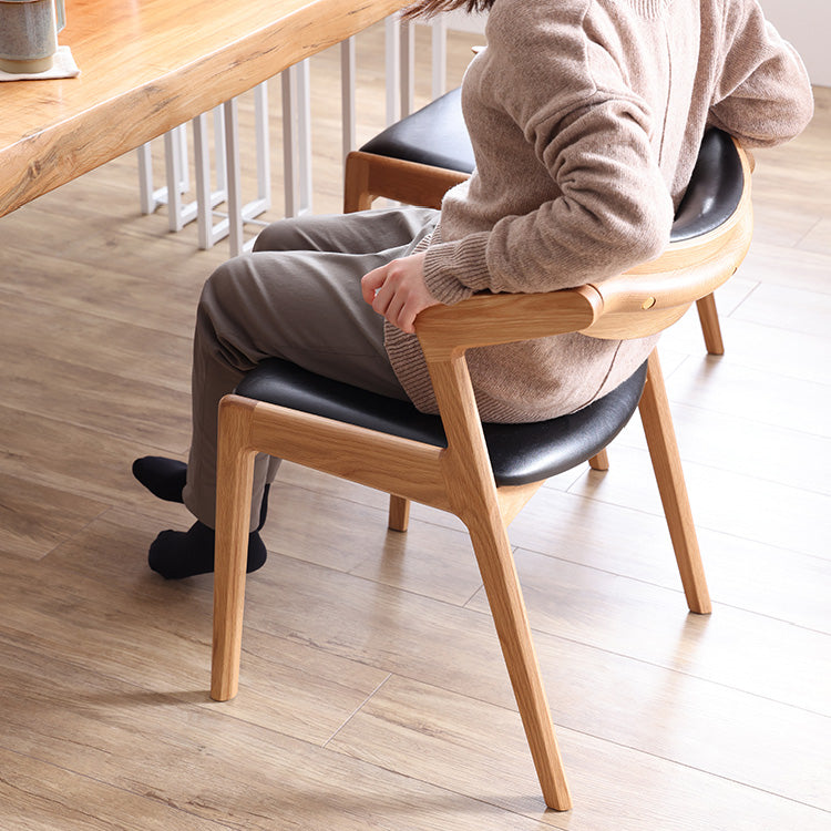 モカⅢ ダイニングチェア ハーフアーム