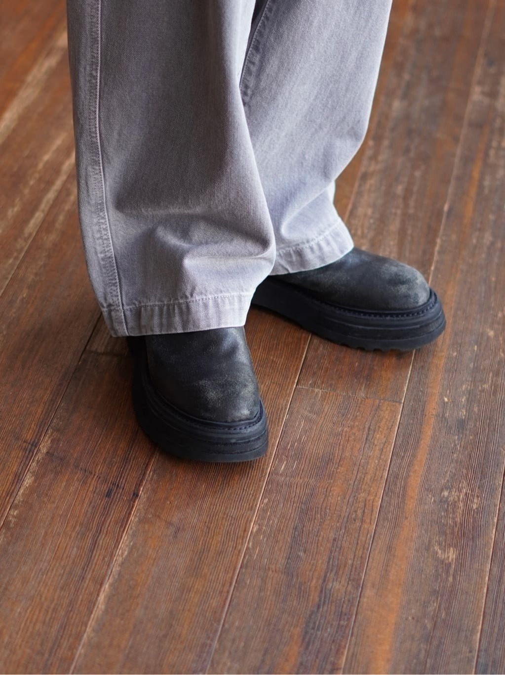 GUIDI（グイディ）×ARKnets（アークネッツ）の別注 BACK ZIP BOOTSが