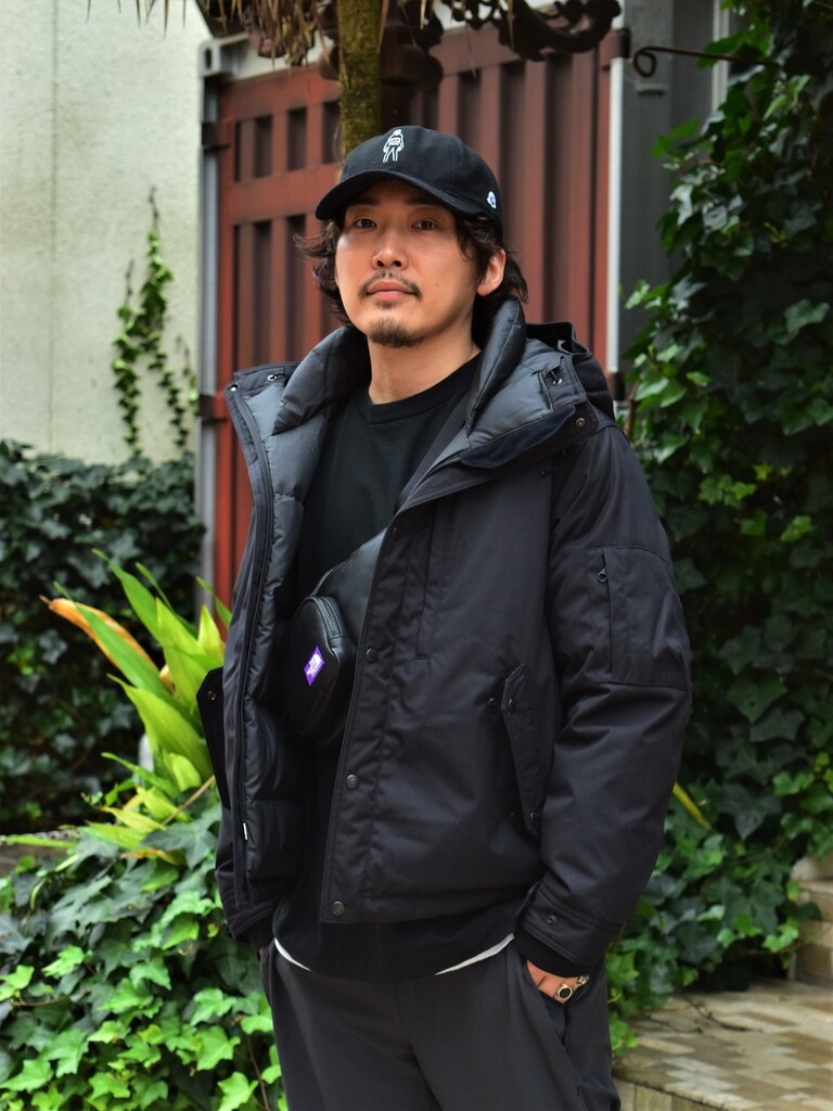 ノースフェイスパープルレーベル　65/35ショートダウン　M ブラック THE NORTH FACE PURPLE LABEL 別注 65/35 マウンテンショートダウン