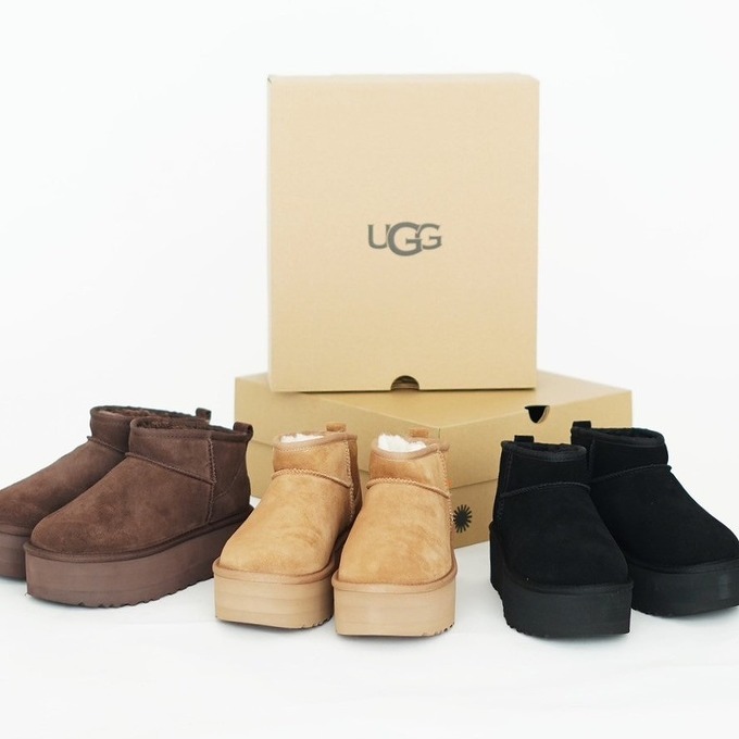 UGG/アグ】 大人気厚底ブーツ入荷しました！気になるサイズ感は