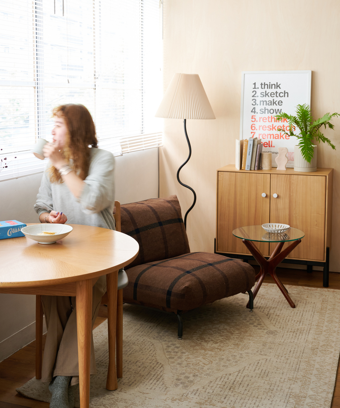 unico ウニコ SOPHIE ソフィー 1シーター 別注色ダークブラウン unico