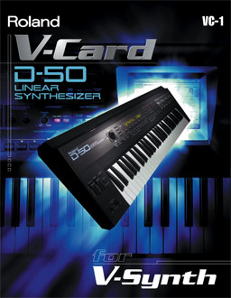 Roland - VC-1 | D-50 V-Card for V-Synth