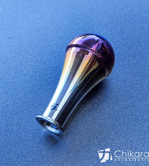 Chikara 78mm Teardrop Shift Knob Titanium Version | Chikara