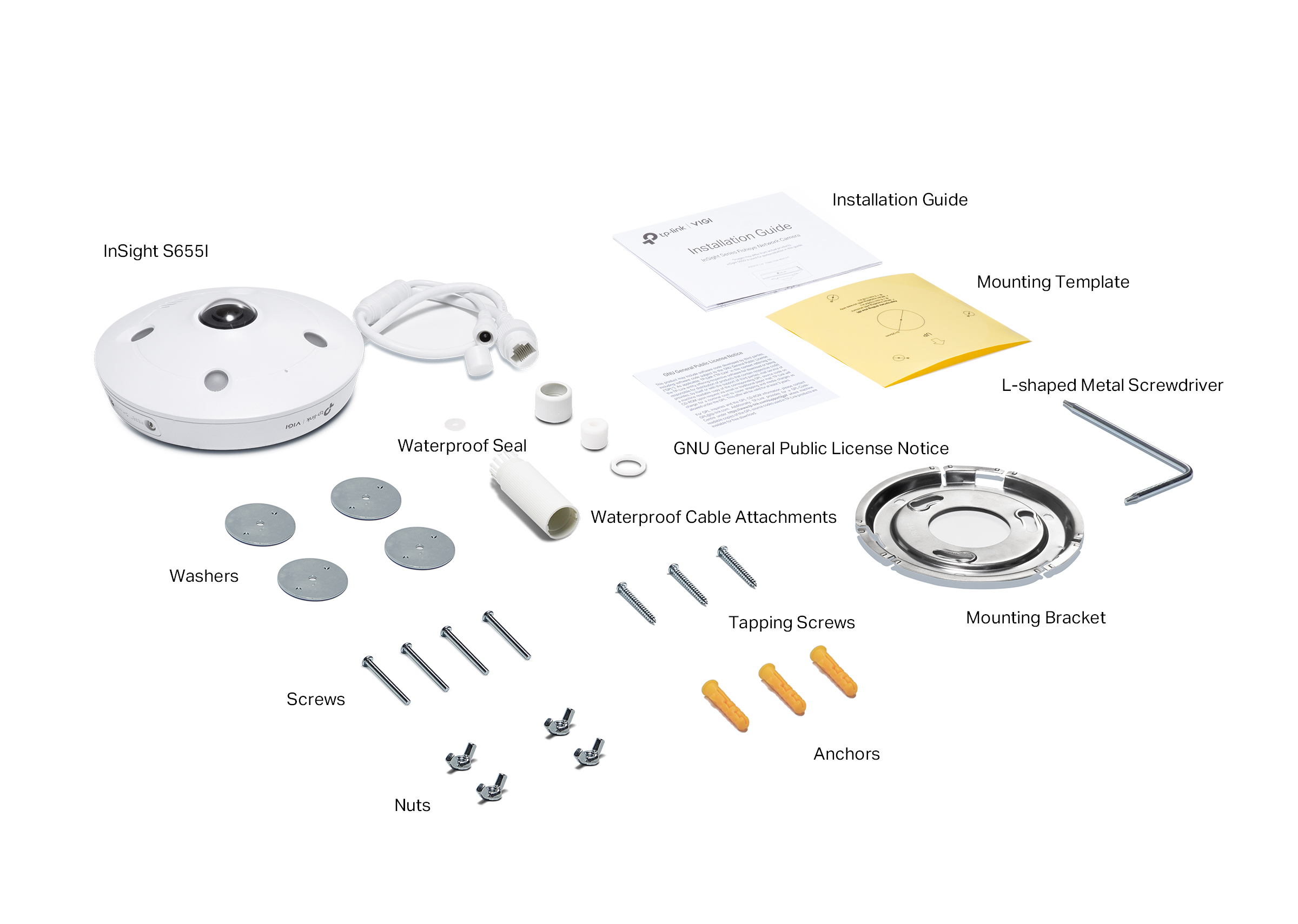 InSight S655I | VIGI 5MP IR魚眼レンズ ネットワークカメラ | TP-Link