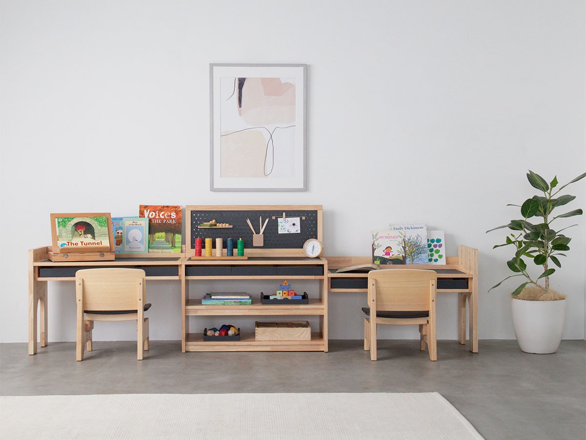 MINORINO DUAL DESK SET / ミノリノ デュアルデスクセット シェルフ