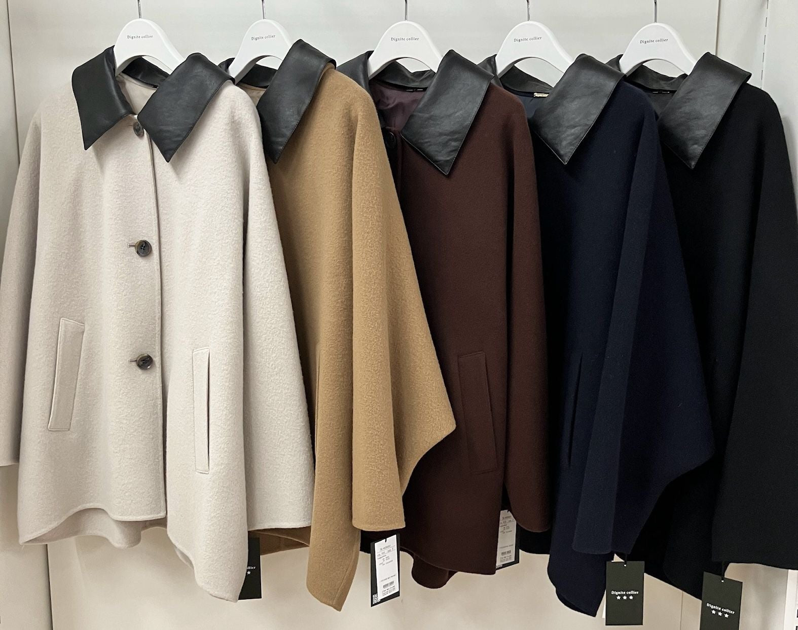 Dignite Collier】ダブルフェイスステンカラーコート/80256201