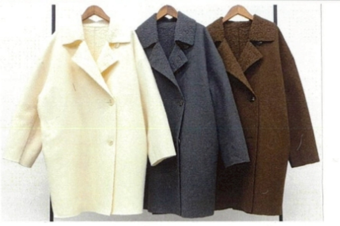 CYNICAL】ボアスライバーニットリバーシブルコート/552-94055