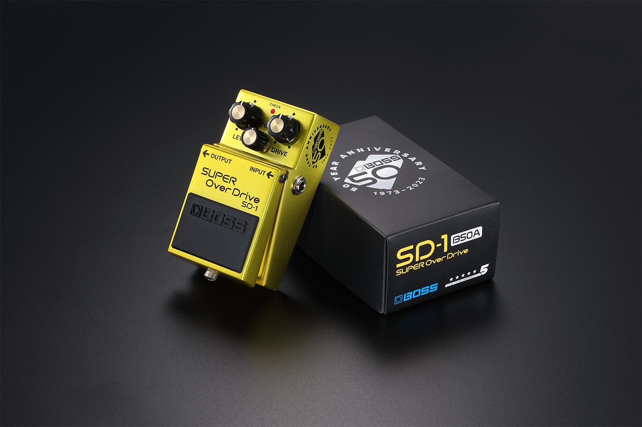 Boss SD-1 50th Anniversary Super Overdrive pedal | Stageshop