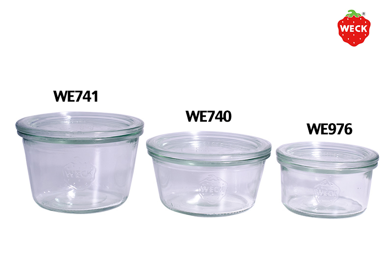 WECK】 ウェック モールド WE976 キャニスター 165ml M 【ガラス保存