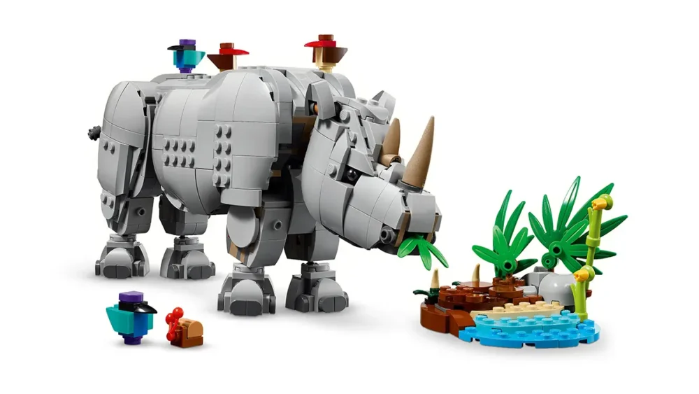 野生のどうぶつ：サイと鳥(31171) | レゴ(R)クリエイター│スタッズ