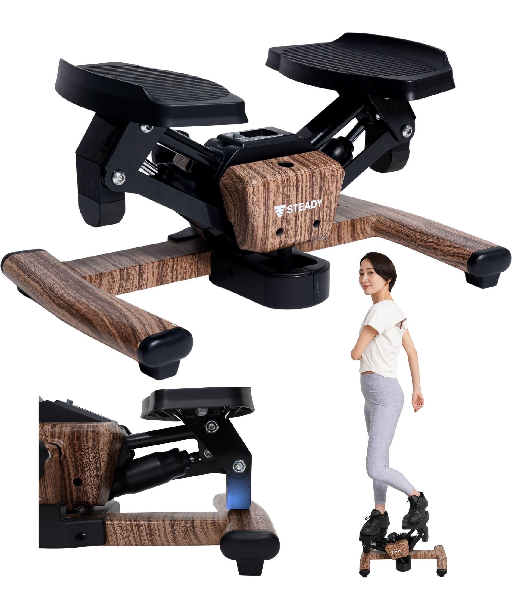 ツイストステッパー 静音 コンパクト 365日保証 ST158 STEADY