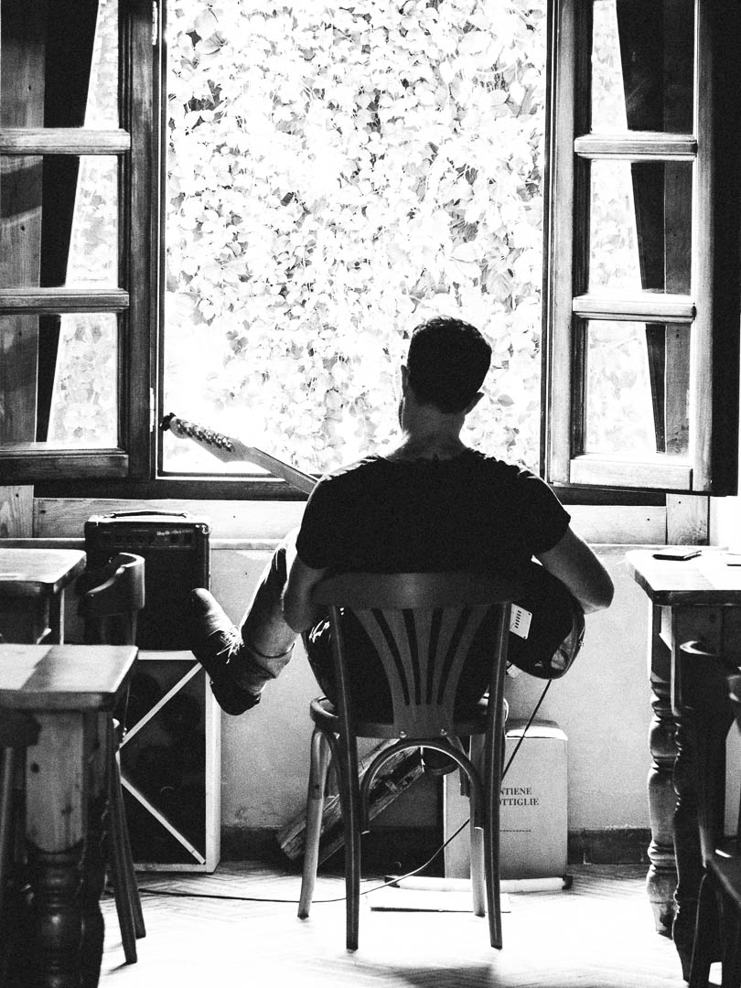 Cee's Black & White Photo Challenge: Music • Streets of Nuremberg