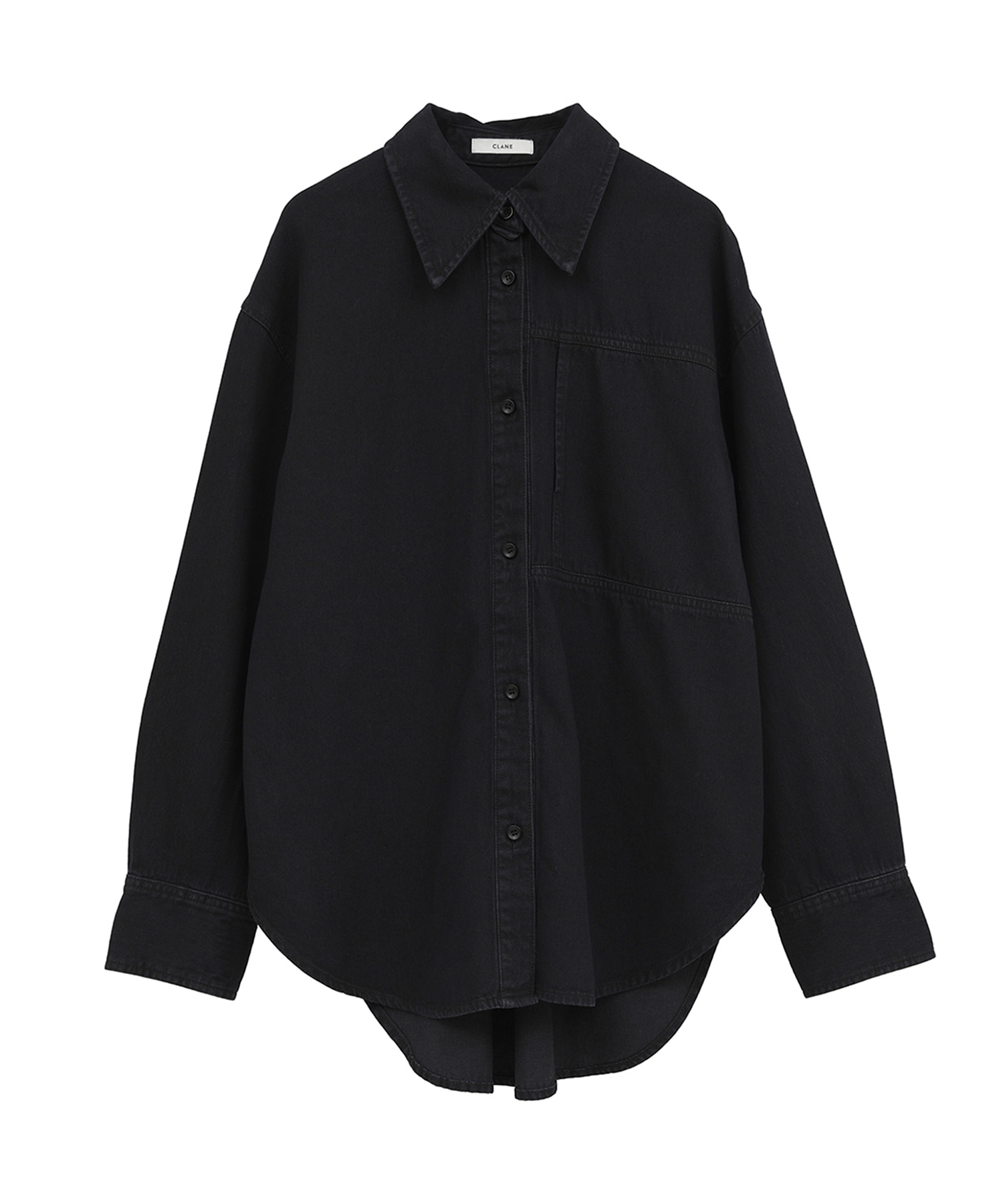 COMPACT DENIM SHIRTS(1 BLACK): CLANE: WOMENS｜ STUDIOUS ONLINE公式