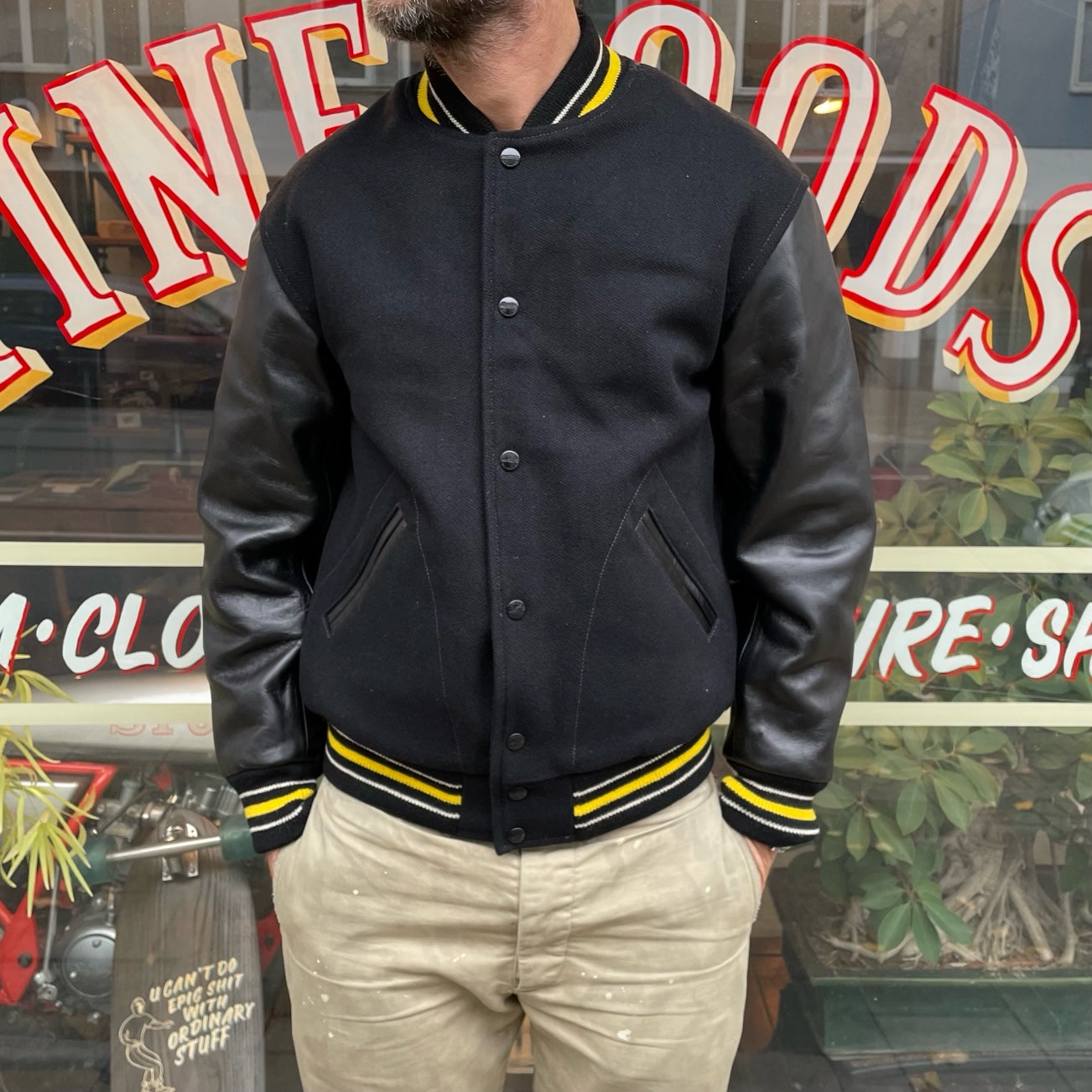 the real mccoy's | wool varsity jacket – stuf|f-official