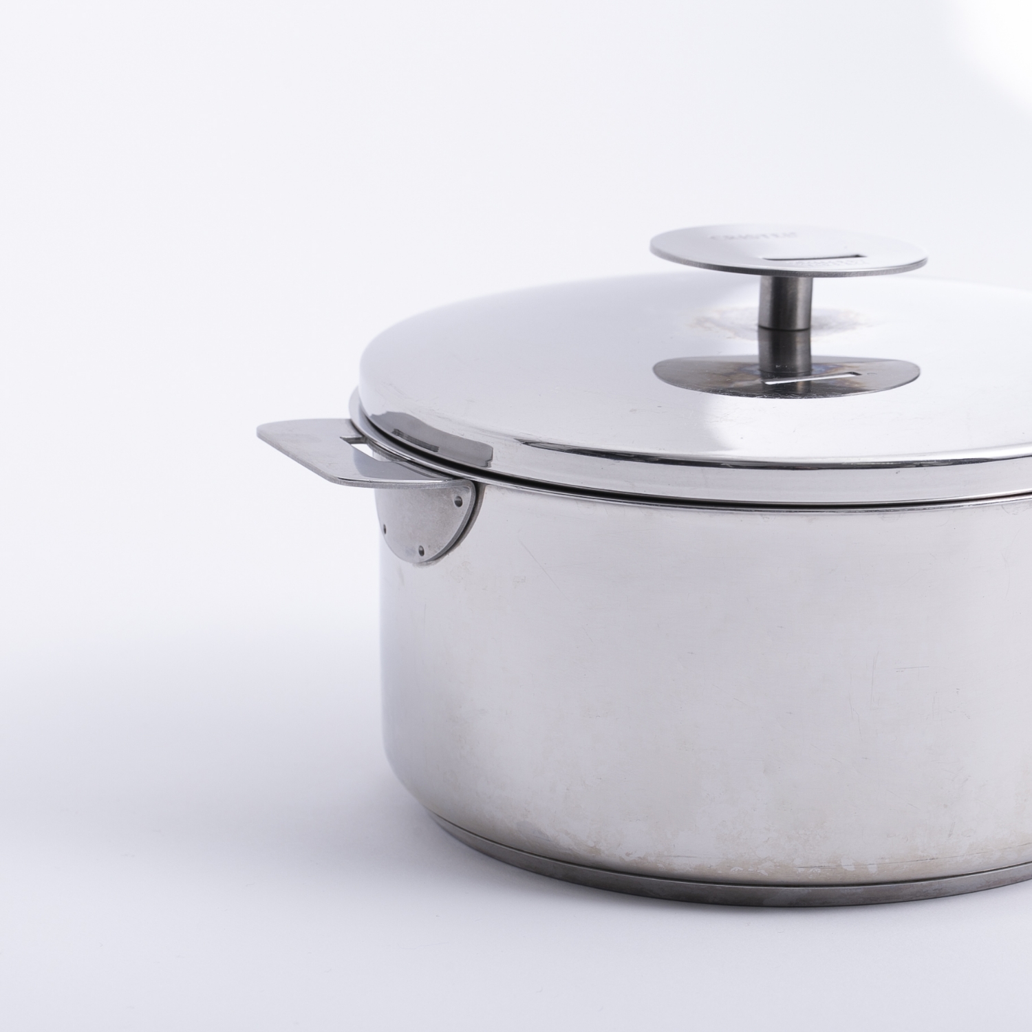 CRISTEL/グラフィット 深鍋 14cm -収納性抜群！ハンドル着脱式の