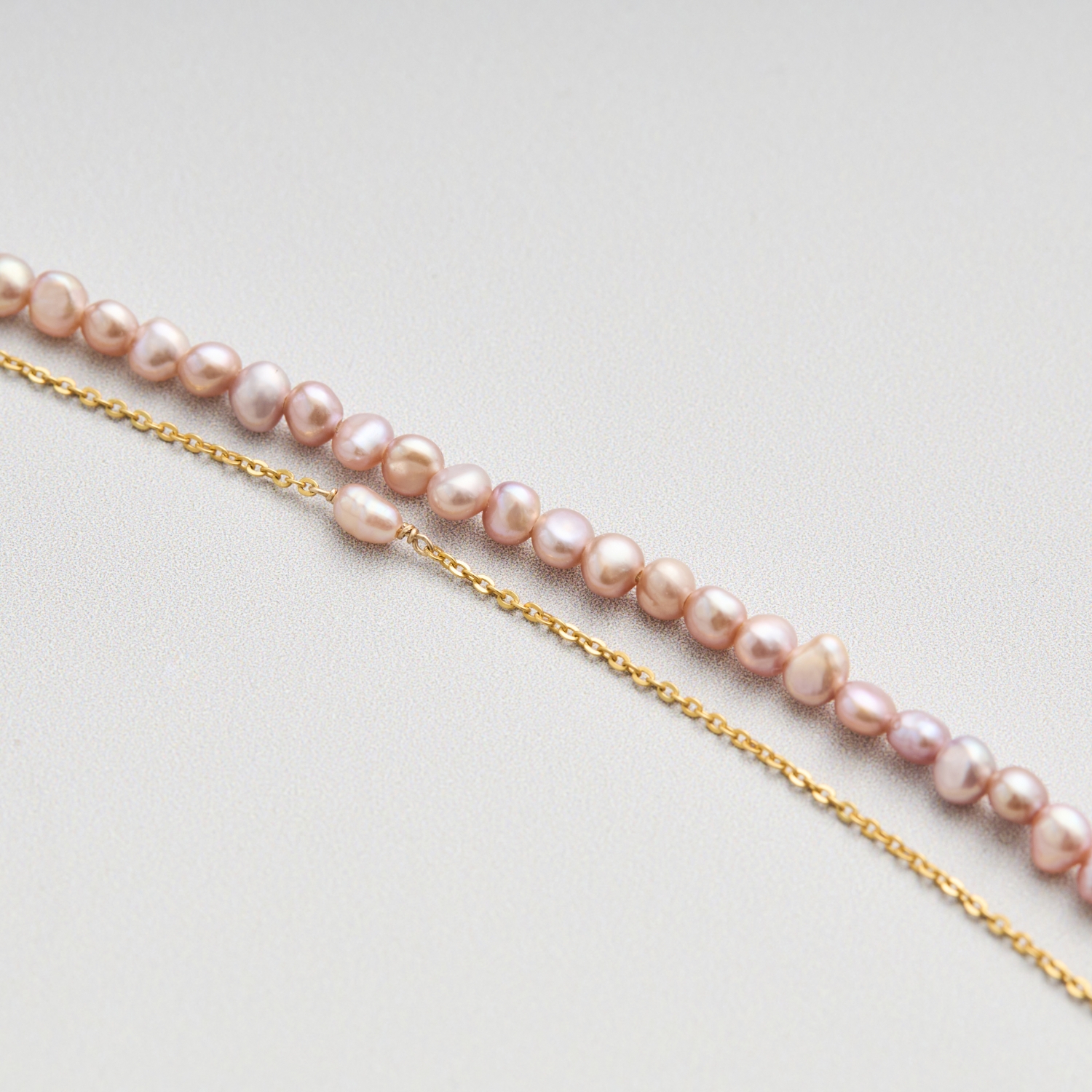 misa/Kilka two way magnet clasp necklace ピンクパール -これはレア