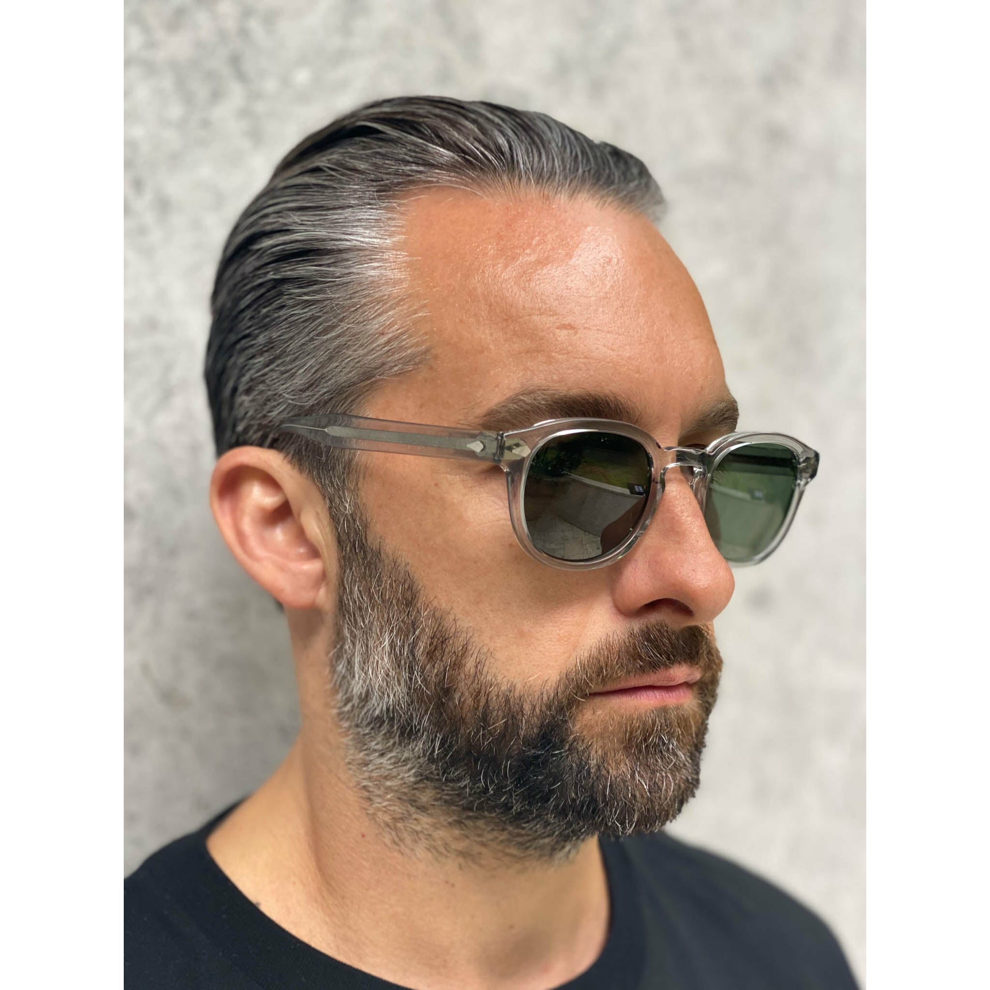 Moscot Lemtosh Grey G15 sunglasses - Sunglass Bar