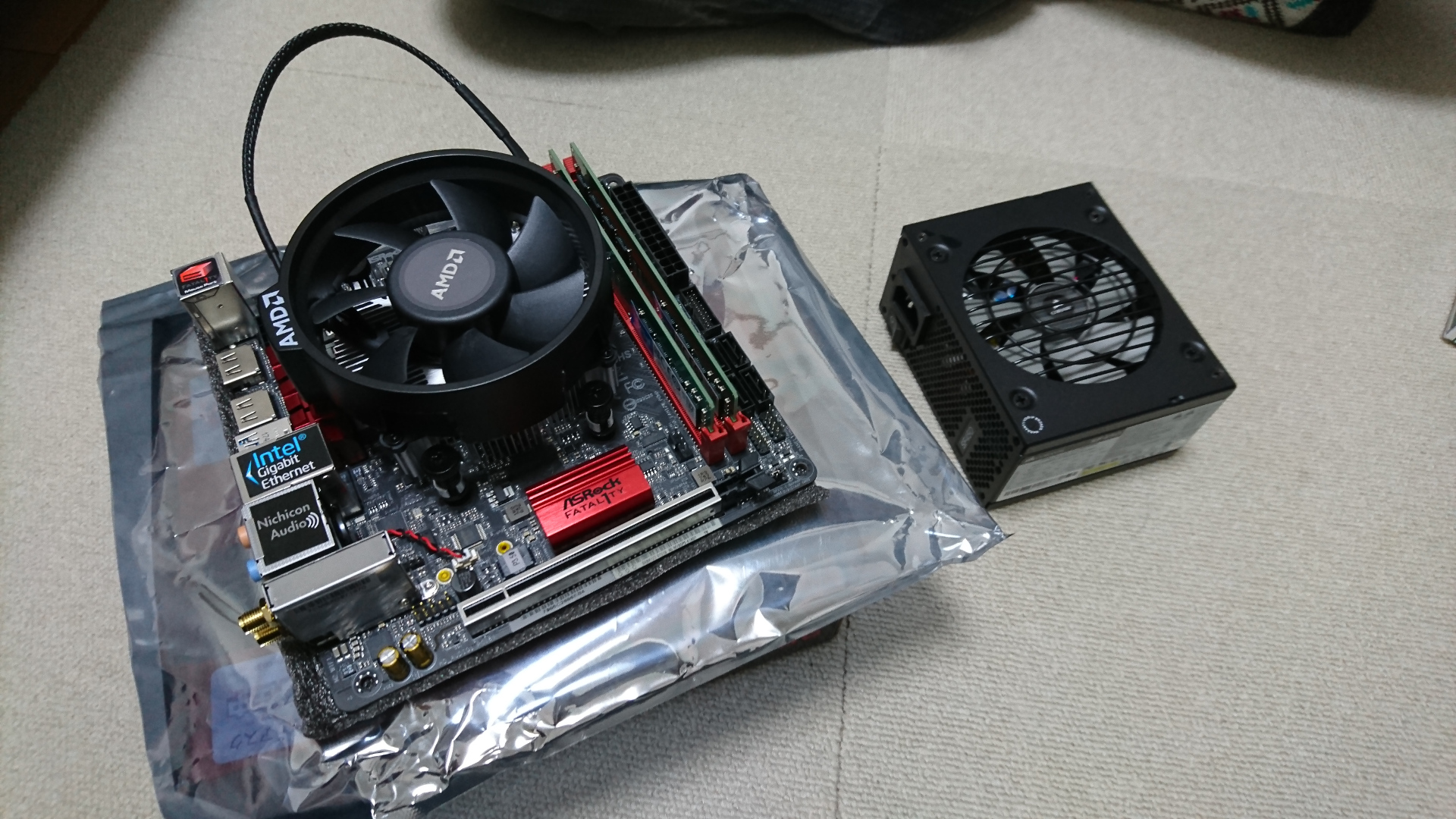 AMDのAPU「Ryzen3 2200G」とMini-ITXケース「METIS」で初めての小型PC