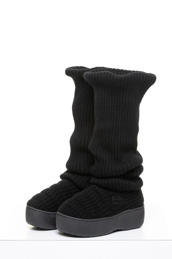 SUBU x ODAKHA loose socks boots BLACK – SUBU ONLINE STORE