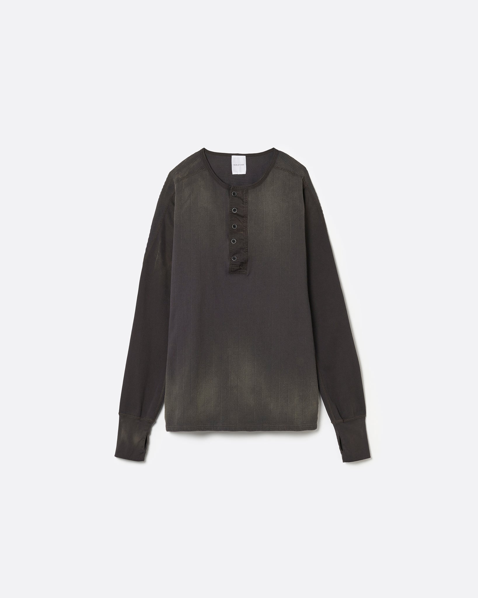 MILITARY THERMAL HENRYNECK SHIRT .14【FADE BROWN】 – SUBLATIONS