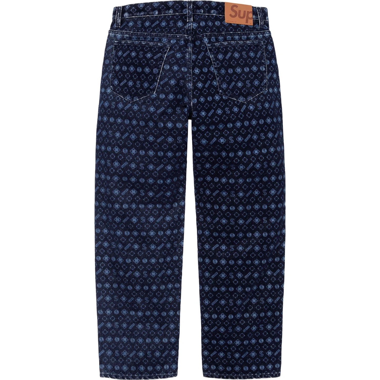 Flocked Loose Fit Jean | Supreme 24fw