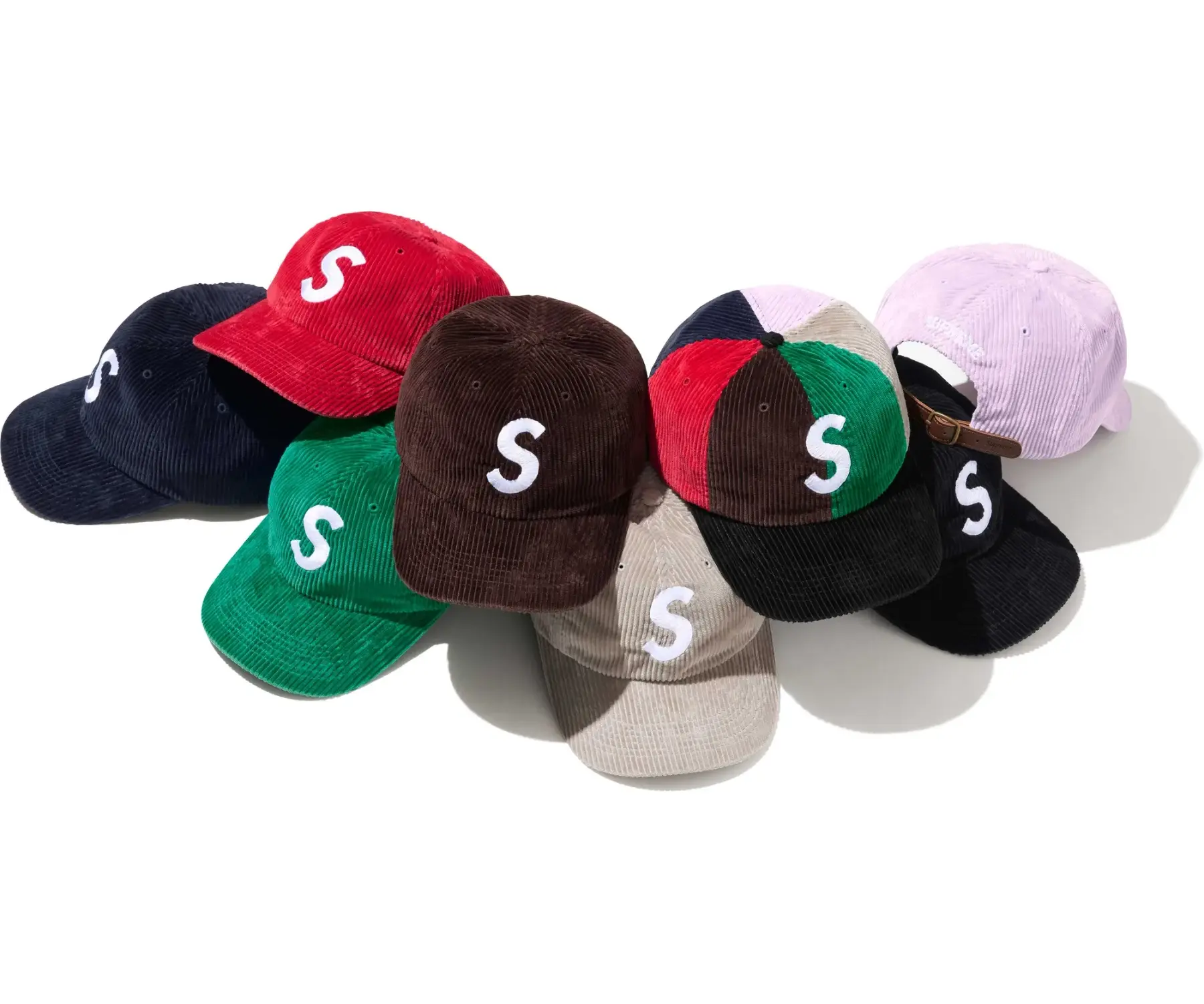 Corduroy S Logo 6-Panel | Supreme 24fw