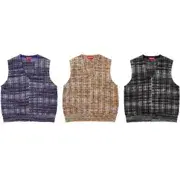 Speckled Zip Up Sweater Vest | Supreme 25ss