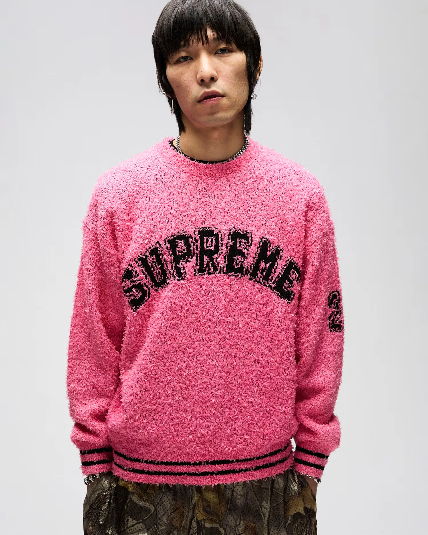 Textured Arc Sweater | Supreme 25ss