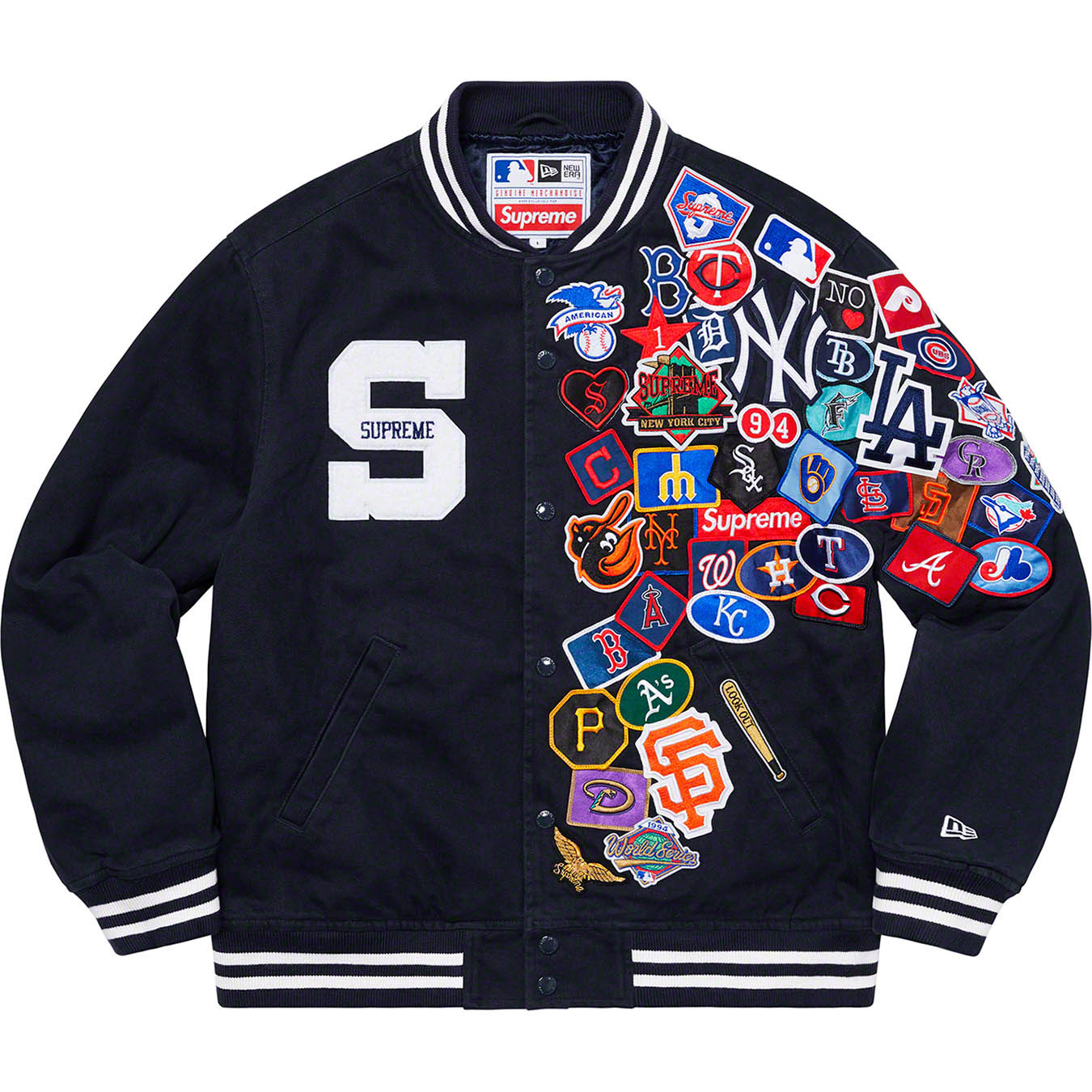Supreme®/New Era®/MLB Varsity Jacket | Supreme 20ss