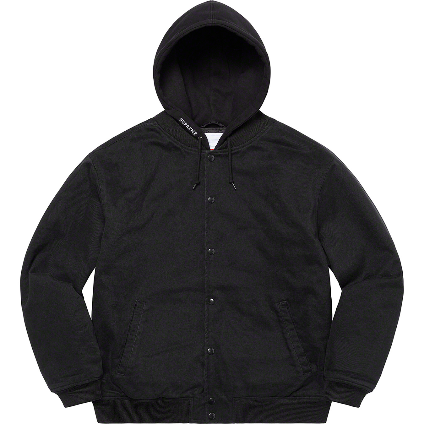 Hooded Twill Varsity Jacket | Supreme 22ss
