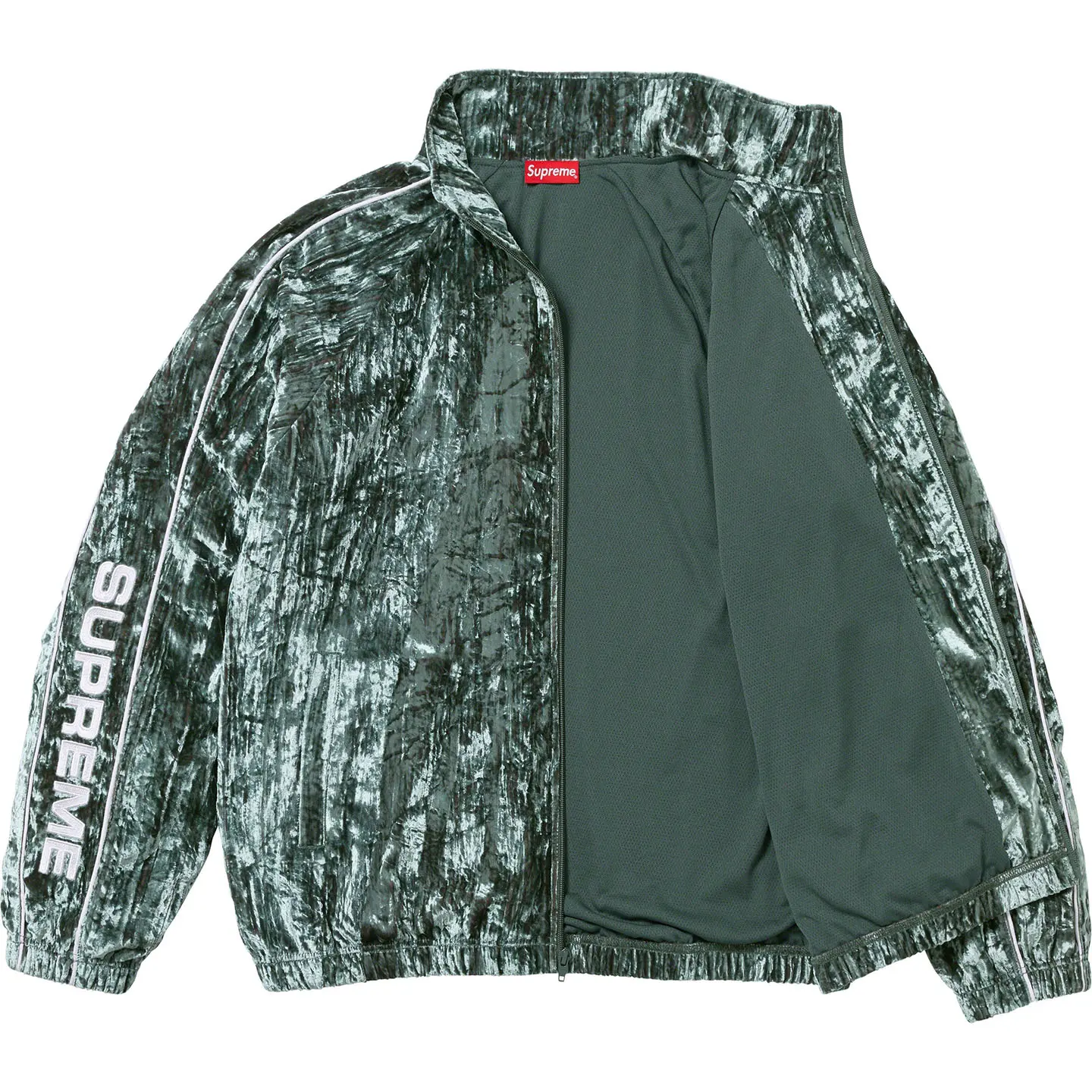Crushed Velvet Track Jacket | Supreme 23fw
