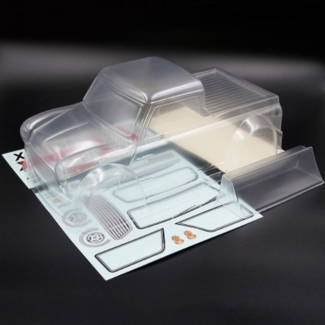 Xpress ビンテージ ピックアップトラック 210mm クリアボディ 1/10 M