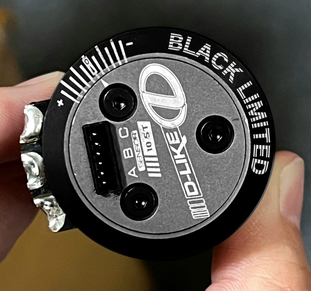 Real DRI Motor for 1-10 RWD DRIFT 10.5T (BLACK LIMITED) [D-LIKE