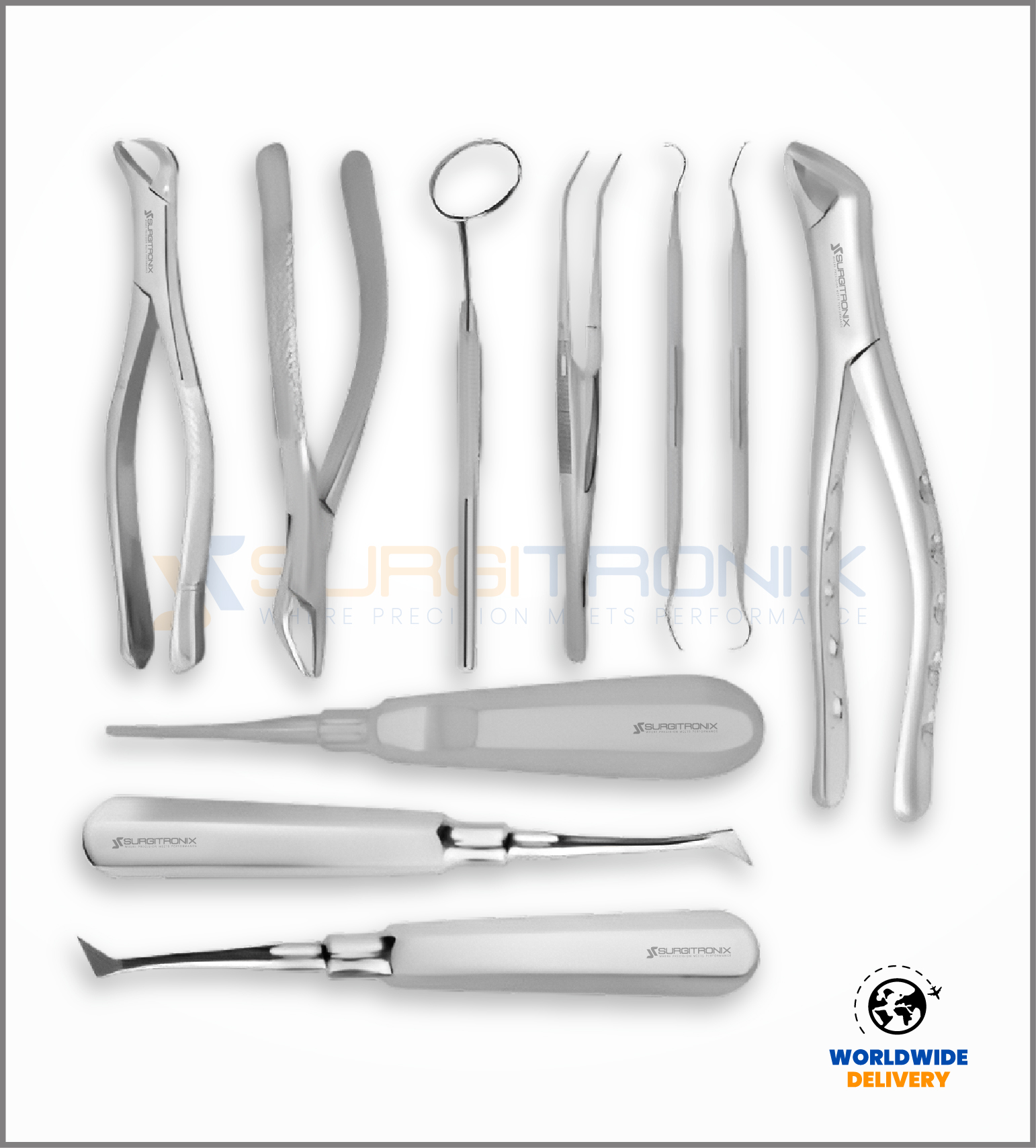 抜歯鉗子および抜歯エレベーター：歯科用器具